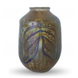 European Art Nouveau Style Art Glass Vase