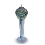 Stunning Brian Maytum Hand Blown Art Glass Oil Lamp