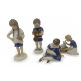 (4) Bing & Grondahl Porcelain Figurines