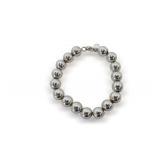 Tiffany & Co. Sterling Silver Hardware Beaded Ball Bracelet