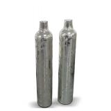 Pair of Mercury Glass Floor Vases