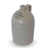 Late 1800s Red Wing Stoneware Jug Used for William Radam