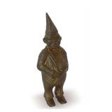 Early 1900s A.C. Williams Cast Iron Clown Still Bank