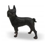 Cast Iron Boston Terrier Dog Door Stop
