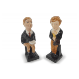 Royal Doulton Porcelain Figurines: David Copperfield and Oliver Twist