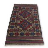Afghan Kilim with Traditional Geometric Design and Tribal Motifs