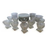 Pressed Glass Tableware Set
