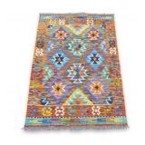 Geometric Pattern Kilim Rug