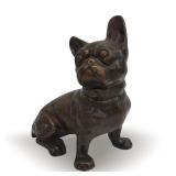 Bronze French Bulldog Doorstop