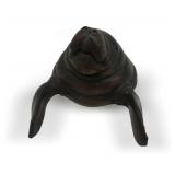 Bronze Manatee Paperweight ..signed D.H. Turner