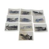 (10) Different Real Photo Postcards of Illinois Central Train Wreck on Sept. 15, 1920
