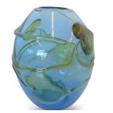 Daniel Edler 1998 Studio Art Glass Vase