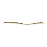 14K Yellow Gold Diamond Link Bracelet... 1 Carat Total Weight