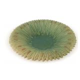 Weller Pottery Early 20th Century Ardsley Kingfisher Cattail Bowl