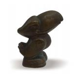 Kansas J-Hawk Bronze Paperweight by George Knox