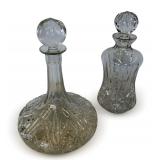 (2) Waterford Crystal Decanters