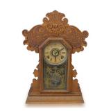 E. Ingraham Co. Mantel Clock with Pendulum and Key
