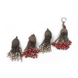 Uzbek Bukhara Silver Jhumka Bells