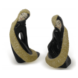 1950s Ceramic Arts Studio Blythe and Pensive Figurines