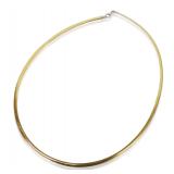 14K Gold Herringbone Necklace