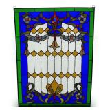 Contemporary Stained Glass Window Panel