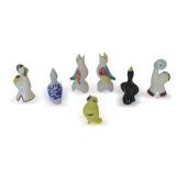 (7) Ceramic Pie Birds
