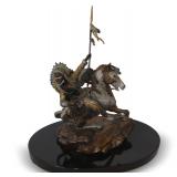 "Crow Warrior" Mixed Media Sculpture by C.A. Pardell