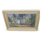 BC Knigsmark Forest Landscape Painting, 1914