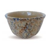 1920s Red Wing Spongeware Pottery Mixing Bowl