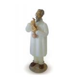 Vintage Zelezny Brod Czechoslovakian Art Glass Figure of Baby Doctor