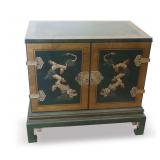 Asian-Style Cabinet with Dragon Motif