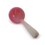 New England Glass Works/Libbey Peach Blow Sock Darner