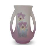 Hull Pottery Vase with Orchid Design