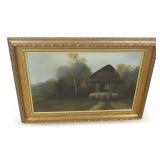 Framed Oil Painting by J. Casari