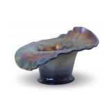Fenton Carnival Glass Blackberry Upset Spray Hat Vase