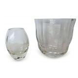 Orrefors Swedish Crystal Vases