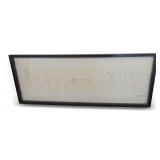 5-Piece Picasso Abstract Animal Serigraphs