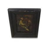 Framed Oil on Canvas Depicting Two Men