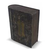 Late 1800s Brass Bible Box