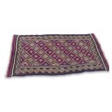 Hand-Knotted Geometric Design Area Rug