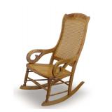 Victorian Caned Lincoln Rocker