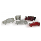(5) Glass Candy Containers
