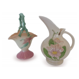 Hull Art Pottery Basket and Ewer