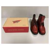 Red Wing Shoes Model 202 6-Inch Work Boots Size 12 B with Box