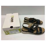 Suave Velas Cinder Black Sandals Size 41 with Original Box