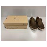 Clarks Mapstone Step Beeswax Leather Slip-On Shoes Men Size 10.5M with Box