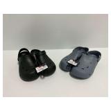 NuuSol Clog Shoes Lot Black and Grey Men Size 8 Women Size 9 with Tags