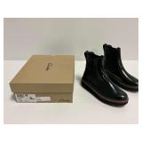 Clarks Oriannaw Up Black Leather Chelsea Boots Size US 8.5 M with Box