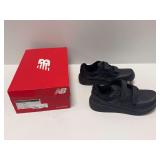 New Balance Hook and Loop Leather Walking Shoes Black Men