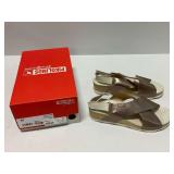 Pikolinos Mahon W9E-0912CLC1 Stone Sandals Size 40 with Box